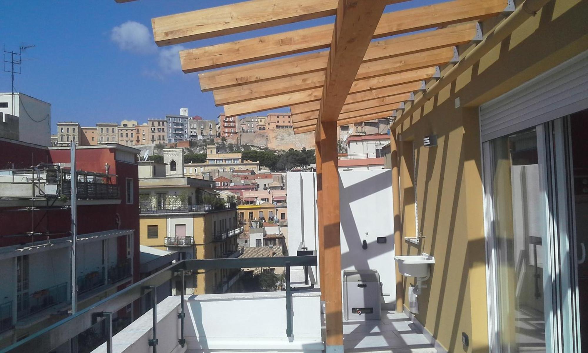 Monolocale Sonnino Villa Cagliari Buitenkant foto